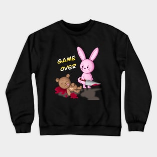 Stabby bunny Crewneck Sweatshirt